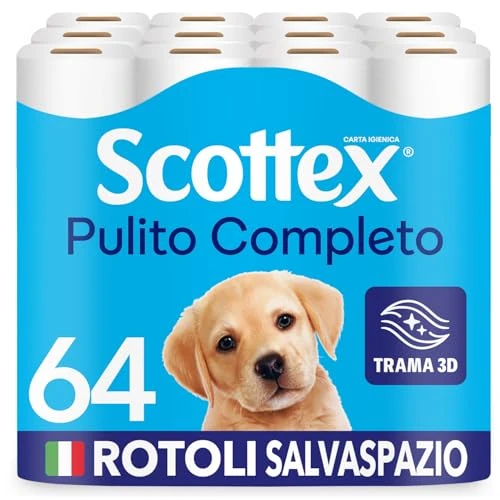 Offerta a tempo: Scottex Carta Igienica - 64 Rotoli — 42% da 35,88 € a 20,99 €