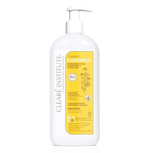 Limitiertes Angebot: Clearé Institute | Kamillenshampoo | Reinigt, Nährt Und Pflegt | Goldene Highlights Und Ausstrahlung | 98% England Natürlich, Frei Von Parabenen, Silikonen Und Sulfaten, SLS,Für Die Ganze Familie von 22.75 EUR auf 13.21 EUR (Spare 42%)