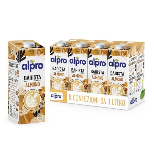 Alpro Amandeldrank voor professionals, 8 x 1 l