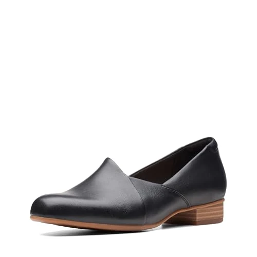 Offerta a tempo: Clarks Juliet Palm, Mocassino Donna, Pelle Nera, 41.5 EU Larga - 0.00% da 59.76 € a 59.76 €
