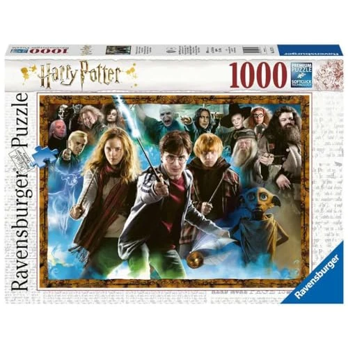Ravensburger Puzzle 15171 Ravensburger Harry Potter - Znajomi Z Hogwartu 1000 Elementów Puzzle Dla Dorosłych (15171) Unikalne Elementy, Technologia Softclick ,Néant ,Jeden Rozmiar