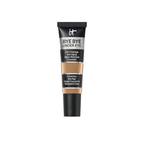 Limited-time offer: IT Cosmetics Bye Bye Under Eye Concealer, Highly Pigmented and Water-Resistant with Long-Wearing Finish, Conceal look of Dark Circles with Shade Deep Tan 40.0 from 29.00 £ to 8.40 £ (save 71.03%)