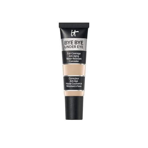 Offre limitée : IT Cosmetics, Correcteur Anti-Âge Bye Bye Under Eye, Haute Couvrance, Waterproof, Enrichi en Peptides, Collagène & Acide Hyaluronique, 12 ml, Teinte : Medium 20.0 de 33.00 € à 26.68 € (19% de remise)