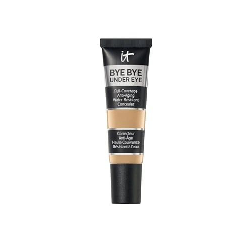 Offerta a tempo: iT COSMETICS, Correttore Anti-età, ad Alta Coprenza e Waterproof, Formula con Peptidi, Collagene e Acido Ialuronico, Bye Bye Under Eye, Tonalità: Medium Tan 21.0, 12 ml - 41% da 35.00 € a 20.68 €