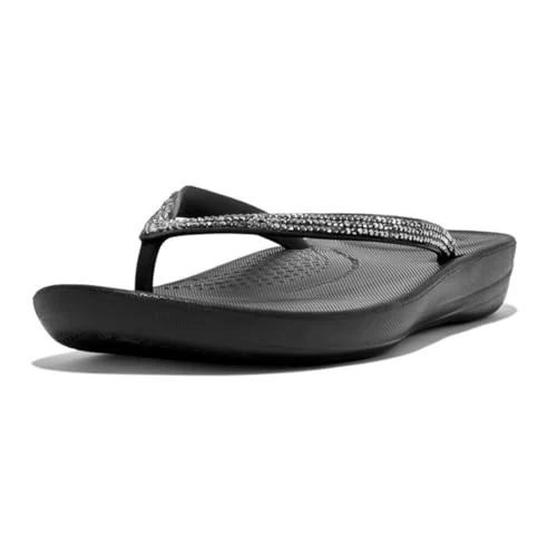 Offerta a tempo: Fitflop Iqushion Sparkle, Infradito Donna, Black R08 001, 37 EU - 52% da 45.00 € a 21.67 €