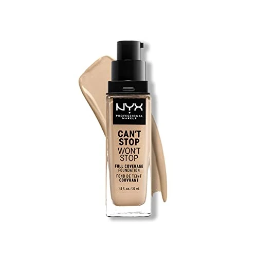 Limited offer: NYX Professional Makeup Can't Stop Won't Stop Full Coverage Foundation, Long Lasting, Waterproof, Vegan Formula, Matte Finish, Shade: Warm vanilla from 9.99 EUR to 9.99 EUR (save 0%)