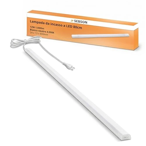 Offre limitée : SEBSON Réglette LED Cuisine 80cm avec Prise 230V et Interrupteur de 39.99 € à 39.99 € (0.00% de remise)