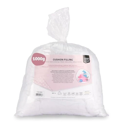 Offerta a tempo: Soffice Imbottitura Bianca in Poliestere Fibrefill di Vaessen Creative per Giocattoli Fai da Te, Cuscini e Imbottitura per Progetti Creativi - 0.00% da 16.31 € a 16.31 €