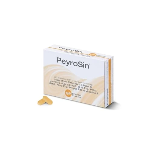 PeyroSin® L'integratore naturale per combattere la malattia di Peyronie e raddrizzare le curvature del pene azione antifibrotica e antiossidante Con carnitina per uomo
