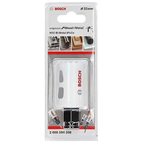 Oferta limitada: Bosch Professional Progressor for Wood and Metal Sierra de corona (para madera y metal, diámetro 33 mm, accesorios para taladro) de 16.64 EUR a 16.64 EUR (ahorro 0%)