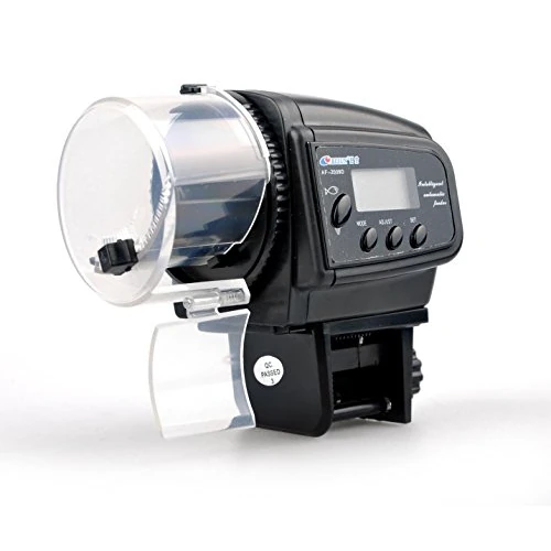 Offerta a tempo: Binnan Alimentatore Automatico,Alimentatore Automatico per Animali Domestici di Cibo Pesce con Regola Timer LCD per Acquari Acquario. - 21% da 18.97 € a 14.99 €