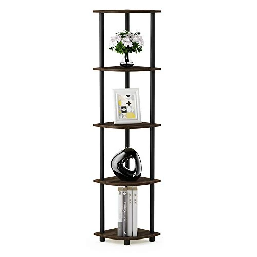Offerta a tempo: Furinno Scaffali senza Attrezzi Columbia Walnut/Black 5 livelli - 20% da 35.99 € a 28.76 €