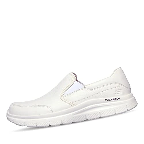 Oferta limitada: Skechers 77071EC WHT Hombre Zapatos para servicio de alimentos, White, 46 EU de 99.95 € a 71.12 € (ahorro 29%)