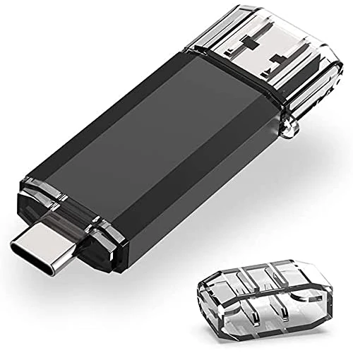 Tijdelijke aanbieding: RAOYI USB C Stick 128 GB dual USB Stick 3.0 OTG memory stick 128GB flashdrive voor tablet/smartphone/Android/pc/laptop/Windows/IOS (zwart) van 15.99 EUR naar 15.99 EUR (korting 0%)
