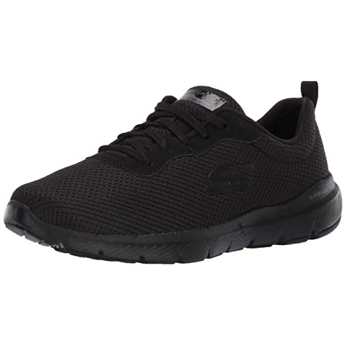 Tijdelijke aanbieding: Skechers FLEX APPEAL 3.0 FIRST INSIGHT dames Trainers Low-Top , Black Black Mesh Trim Bbk, 39.5 EU van 79.95 € naar 61.03 € (24% korting)