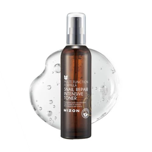 Limited offer: MIZON Snail Repair Intensive Toner Snail Mucin Hyaluronic Acid Adenosine Centella Asiatica Moisturizer Fine Line Treatment Safe Formula Korean Skincare (3.38 fl oz) from 21.50 EUR to 12.90 EUR (save 40%)