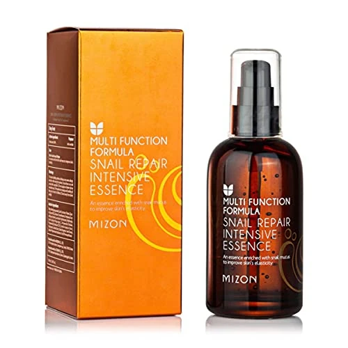 Limited offer: MIZON Snail Repair Intensive Essence Snail Mucin Adenosine Hyaluronic Acid Centella Asiatica Improves Skin Fine Line Treatment Smooth Skin Korean Skincare (3.38 fl oz) from 22.39 EUR to 13.44 EUR (save 40%)