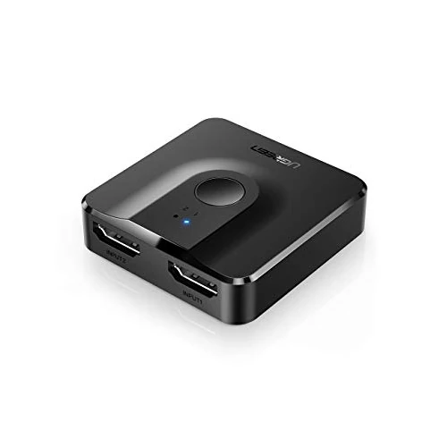 Limited-time offer: UGREEN HDMI Switch 4K@60Hz, Bi-directional HDMI Splitter 2 In 1 Out, hdmi Switcher Support 3D HDR10+ HDCP 2.2 Compatible with PS5 PS4 Xbox One TV Box Laptop HDTV Projector Monitor from 9.99 GBP to 9.99 GBP (save 0%)