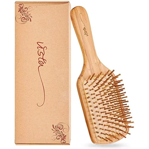 Limited-time offer: Vista Bamboo Hairbrush For Long,Thick,Curly,Wavy,Dry or Damaged Hair from 9.99 £ to 9.99 £ (save 0.00%)
