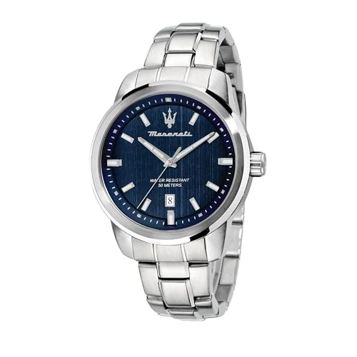 Oferta limitada: Maserati Reloj para Hombre, Colección Successo, con Movimiento de Cuarzo y función Solo Tiempo con Calendario, en Acero - R8853121004 de 169.00 EUR a 135.20 EUR (ahorro 20%)