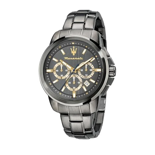 Offre limitee: Maserati Montre pour Homme, Collection Successo, avec Mouvement à Quartz et Fonction chronographe, en Acier et PVD Gris - R8873621007 de 239.00 EUR a 191.20 EUR (economie 20%)
