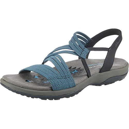 Tijdelijke aanbieding: Skechers Dames Reggae Slim Skech Appeal Open Toe Sandalen, Navy Gore, 41 EU van 64.95 € naar 64.95 € (0.00% korting)