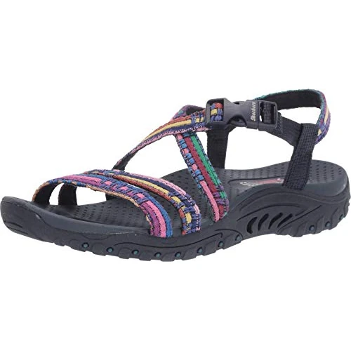 Offerta a tempo: Skechers Reggae-Sew Me-Boho Woven Strappy Slingback, Sandali Donna, Navy Blue Multicoloured, 39 EU - 0.00% da 62.84 € a 62.84 €