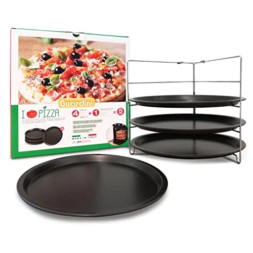 Tijdelijke aanbieding: Guardini Set met 4 vormen voor pizza + houder van 24.36 EUR naar 24.36 EUR (korting 0%)