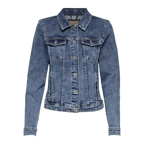 Offerta a tempo: ONLY Denim Jacket ONLTIA Denim Jacket Medium Blue Denim 36 Medium Blue Denim 36 - 42% da 44.99 € a 25.95 €