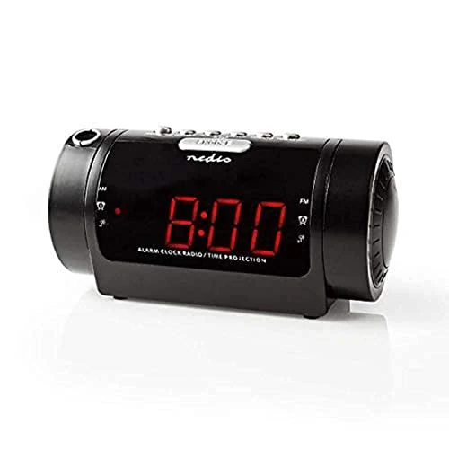 Nedis Radiosveglia Proiettore Di Gital Display LED da 0