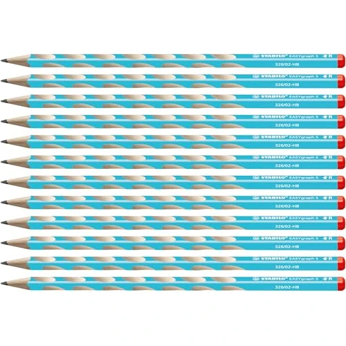 Oferta ograniczona: Ołówek - STABILO EASYgraph S HB dla praworęcznych pudełko 12 szt. kolor niebieski z 58.20 PLN na 58.20 PLN (zniżka 0%)