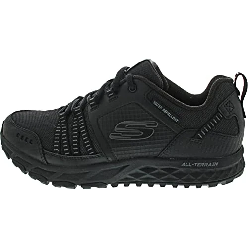 Offerta a tempo: Skechers Escape Plan, Scarpe da Escursionismo Uomo, Nero Black Leather Mesh Trim Bbk, 41 EU - 47% da 89.95 € a 48.02 €