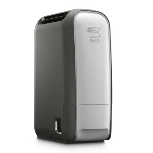 Oferta limitada: De’Longhi Tasciugo AriaDry Light - Deshumidificador portátil, tecnología Zeolite e ionizador, Elimina hasta 7,5 L/día, seca la ropa, Antimoho y silencioso, Función swing y temporizador, Gris, (DNS80) de 413.00 € a 269.90 € (ahorro 35%)