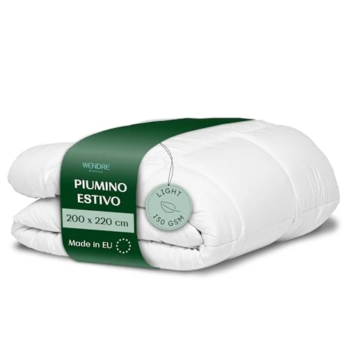 Oferta limitada: Wendre Edredón Verano 200x220 cm – Ligero 150 g/m² Transpirable de 49.97 € a 26.99 € (ahorro 46%)