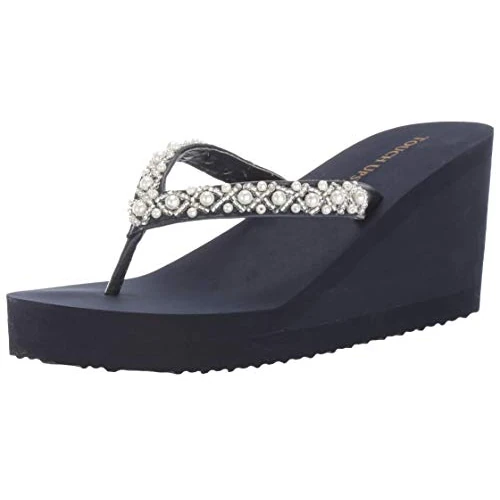 Offerta a tempo: Touch Ups Shelly - Sandali con zeppa da donna, blu (Dainty), 38 EU - 0.00% da 15.29 € a 15.29 €