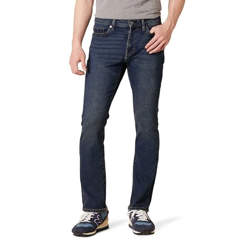 Offre limitée : Amazon Essentials Jean Bootcut Extensible à Coupe Ajustée - couleurs abandonnées Homme, Délavé Foncé, 32W / 34L de 17.30 € à 17.30 € (0.00% de remise)