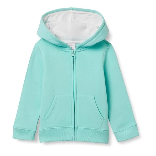 Zeitlich begrenztes Angebot: Amazon Essentials Mädchen Fleece-Kapuzenpullover mit Reißverschluss, Aquablau, 3 Jahre von 20.40 € auf 20.40 € (0.00% Rabatt)