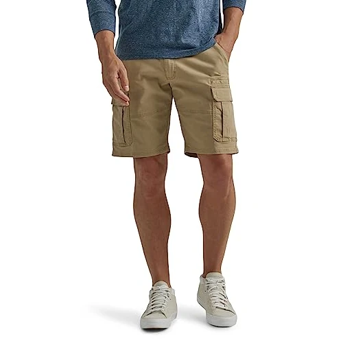 Limited-time offer: Wrangler Authentics Men's Classic Cargo Stretch Short, Grain Twill, 54 from 26.39 £ to 26.39 £ (save 0.00%)