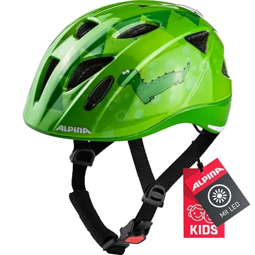 Offerta a tempo: ALPINA A9710 Casco da Bicicletta, Green Dino, XS - 0.00% da 22.05 € a 22.05 €