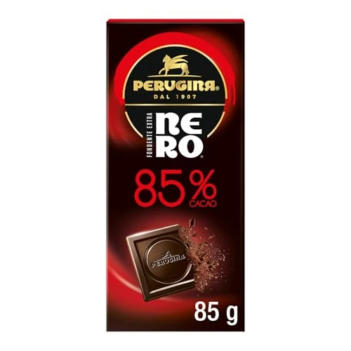 Offerta a tempo: PERUGINA NERO Fondente Extra 85% Tavoletta Cioccolato Fondente 85g - 25% da 2.65 € a 1.99 €
