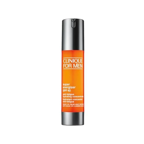 Offerta a tempo: Clinique For Men Super Energizer Anti-Fatigue Hydrating Concentrate | Gel idratante con SPF 40, protegge da UVA/UVB, infrarossi e luce blu, 48 ml - 40% da 69.50 € a 41.74 €