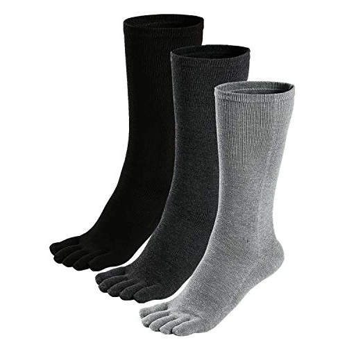 Zeitlich begrenztes Angebot: PUTUO Zehensocken Herren Finger Socken: Baumwolle Fünf Finger Socken – Männer Socken mit Zehen für Sport Laufende 3 Paare von 14.98 € auf 12.73 € (15% Rabatt)