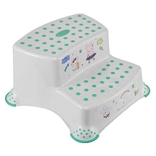 Zeitlich begrenztes Angebot: keeeper Peppa Pig Zweistufiger Tritthocker, Ab ca. 3 bis ca. 14 Jahre, Anti-Rutsch-Funktion, Igor, Grau von 28.83 € auf 14.99 € (48.01% Rabatt)