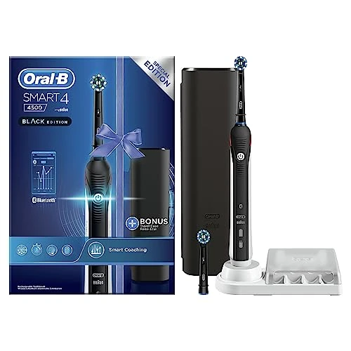 Oral-B - Smart 4 4500 Black Electric Toothbrush Powered by Braun - 1 Piece