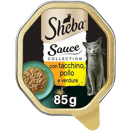 Sheba Special Creations in Sauce with Turkey, Chicken & Vegetables - 22 trays of 85 g, Total: 1870 g