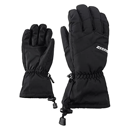 Ziener LETT AS glove junior skihandschoenen/wintersport | waterdicht ademend, zwart, 3,5