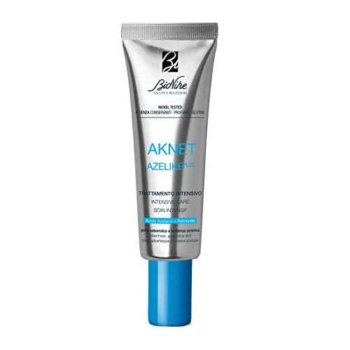Offerta a tempo: Bionike Aknet Azelike Plus - Trattamento Viso Intensivo con Acido Azelaico per Pelli a Tendenza Acneica con Punti Bianchi e Neri, Contrasta l'Infiammazione dei Follicoli, 30 ml - 16% da 25.90 € a 21.75 €