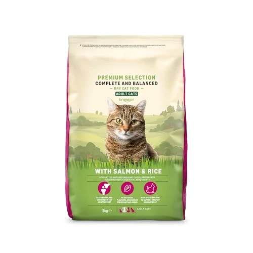 Offerta a tempo: Marchio Amazon - Lifelong, Complete Alimento Secco Completo Per Gatti Adulti Con Salmone E Riso, 1 Confezione Da 3kg - 30% da 12.77 € a 8.89 €