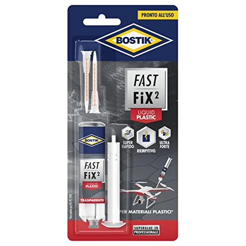 Colle bi-composant Bostik Fast Fix2 Liquid Plastic