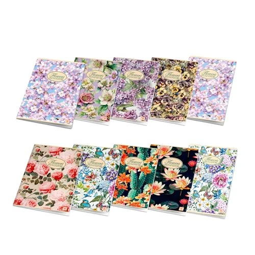 Offerta a tempo: Pigna, Maxi Quaderni Nature Flowers, f.to A4 21x29,7 cm., interno 1R, righe, 80 gr., Carta Riciclata, soggetti assortiti, 10 - 5% da 16.00 € a 15.17 €